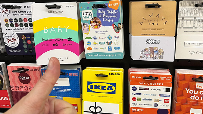 Little Starts Gift Cards are now available in Sainsburys